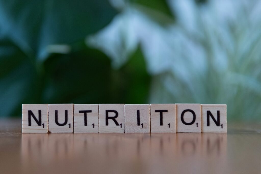 A clipboard with nutritional notes for learning and wellness planning